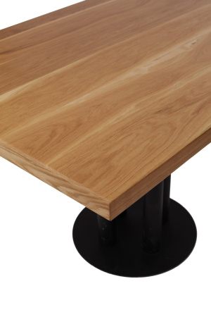 картинка Столешница квадратная 70*70 из дубовых ламелей от компании CORSASTYLE